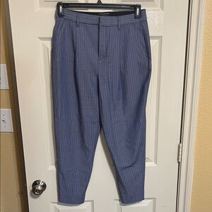 Banana Republic Women's Blue Pinstripe Pants